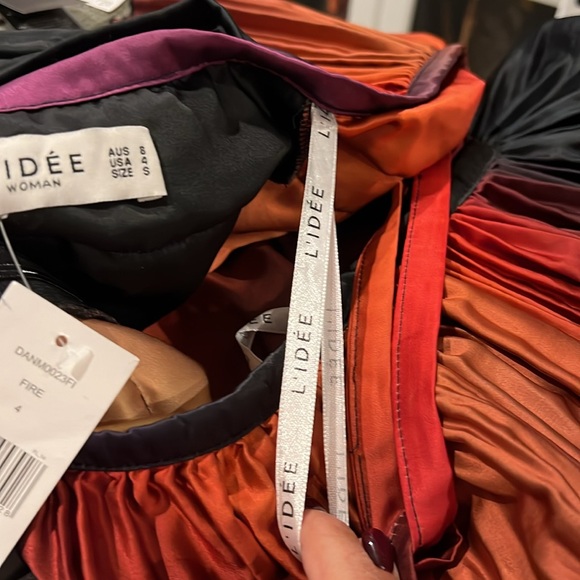 L’Idee Les Elements Danse Halter MiniDress size 4 NWT - Picture 11 of 11